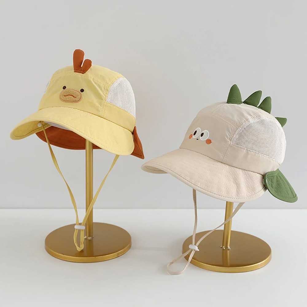 Cute Cartoon Baby Beach Hat wi - Bucket Hat Cotton review and price